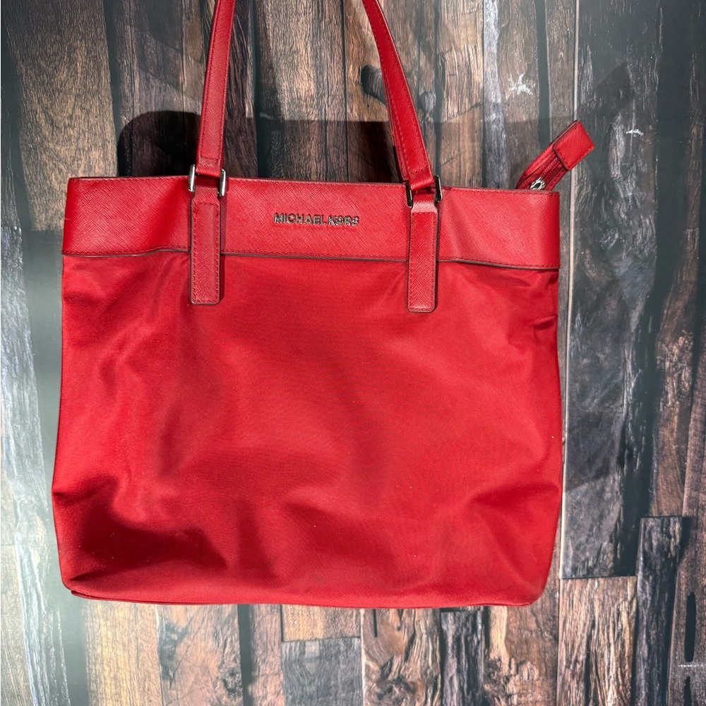 Michael Kors Bold Red Tote Bag
